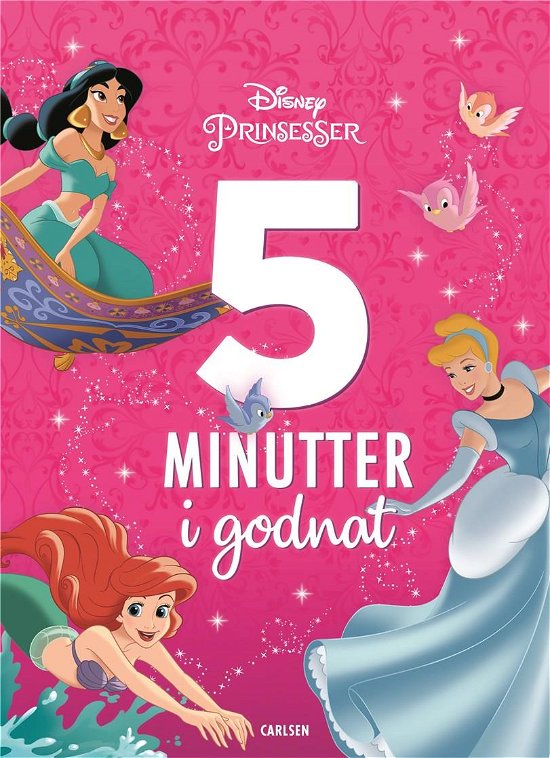 Fem minutter i godnat: Fem minutter i godnat - Disney Prinsesser - Disney - Bøker - CARLSEN - 9788711980002 - 22. januar 2020