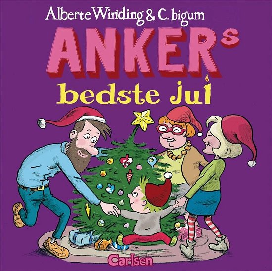 Anker: Ankers bedste jul - Alberte Winding - Bøger - CARLSEN - 9788727002002 - 12. oktober 2021