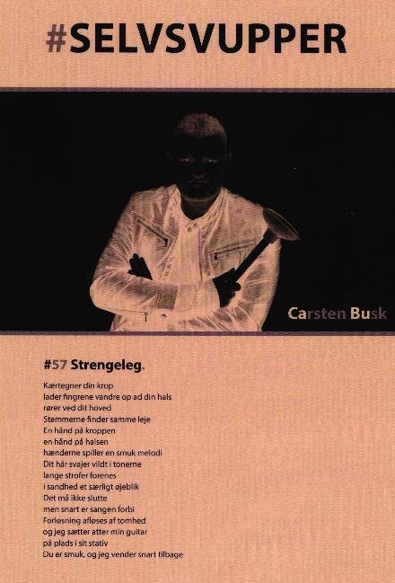 Cover for Carsten Busk · #Selvsvupper (Sewn Spine Book) [1. Painos] (2018)