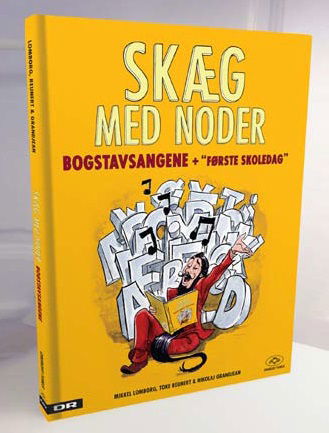 Cover for Mikkel Lomborg, Toke Reunert &amp; Nikolaj Grandjean · Skæg med Noder (Indbundet Bog) (2015)