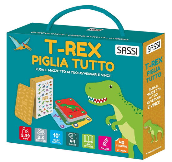 Cover for Irena Trevisan · T-Rex Piglia Tutto. Ediz. A Colori. Con 40 Stickers. Con 44 Carte (Book)