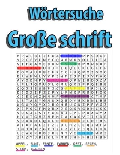 Cover for Grossdruck M98 · Woertersuche grosse schrift (Paperback Bog) (2020)