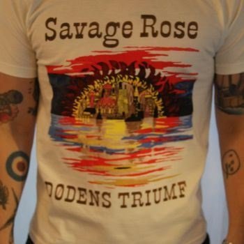 Cover for Savage Rose · Dødens Triumf (Hvid) (T-shirt) [size L] (2017)