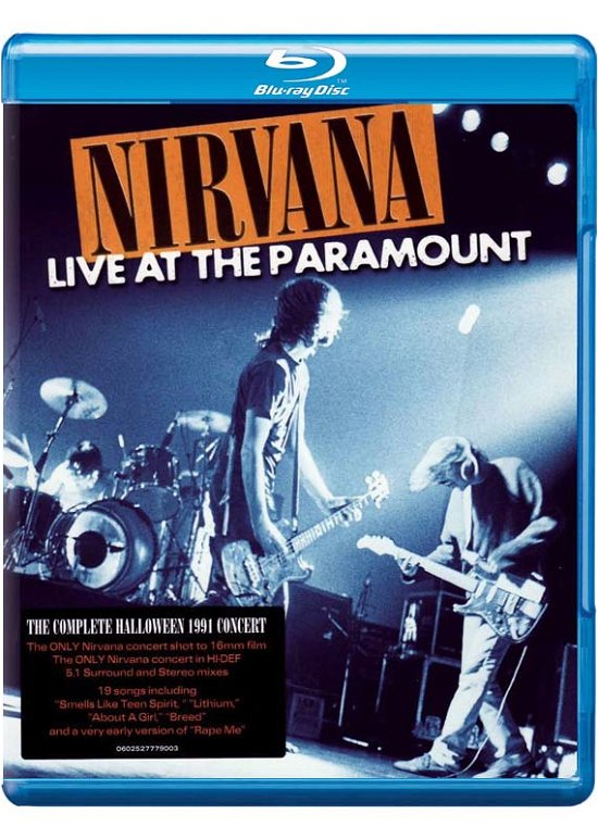 Live at the Paramount - Nirvana - Películas -  - 0602527779003 - 26 de septiembre de 2011