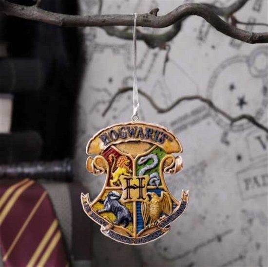 Harry Potter Hogwarts Crest Hanging Ornament 8Cm - Harry Potter - Merchandise - HARRY POTTER - 0801269148003 - September 8, 2022