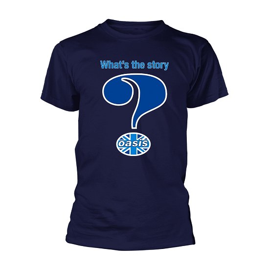 Cover for Oasis · Question Mark (Navy) (T-shirt) [size XXL] [Blue edition] (2020)