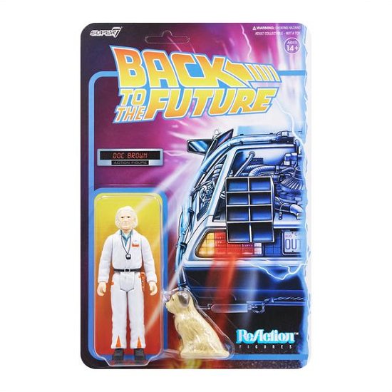 Back To The Future Reaction Figure Wave 2 - Doc Brown - Back to the Future - Merchandise - SUPER 7 - 0840049808003 - April 1, 2021