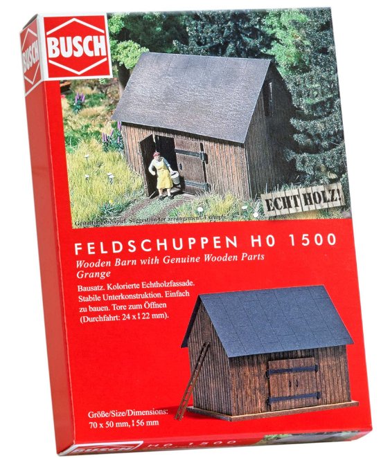 Feldschuppen H0 - Busch - Merchandise -  - 4001738015003 - 