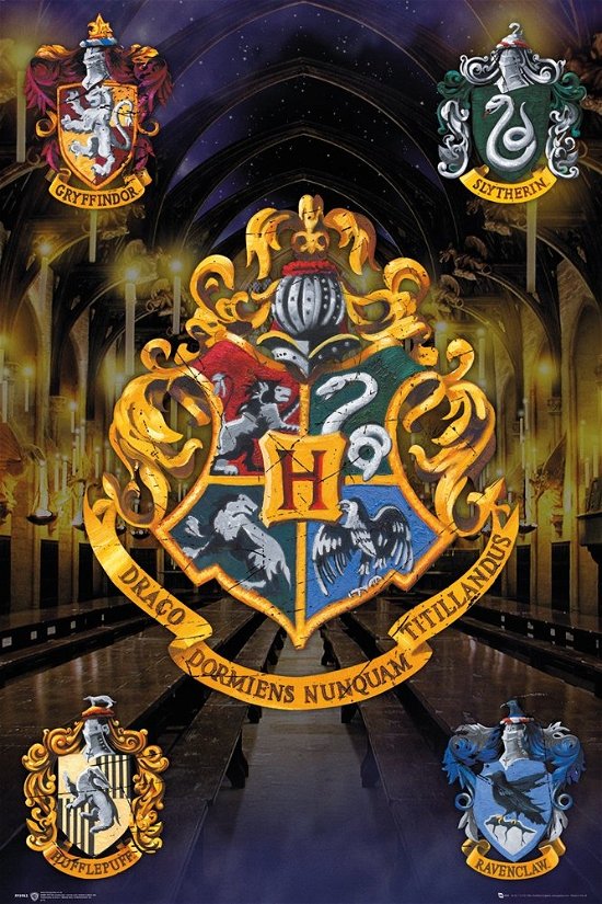 Cover for Poster - Maxi · Poster (119r) Harry Potter Crests (MERCH) (2016)