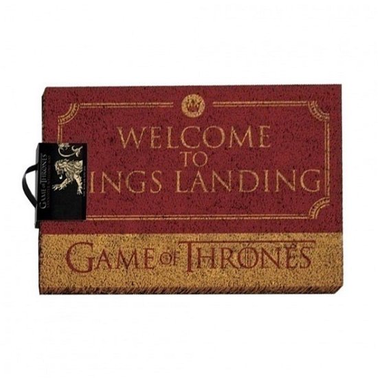 Welcome To Kings Landing (Door Mat) - Game of Thrones - Merchandise - GAME OF THRONES - 5050293852003 - 