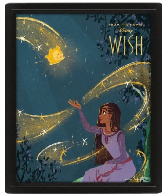 Wish · Wish (Wish Come True) 3D Lenticular Poster (Framed) (Väggpynt) (2024)
