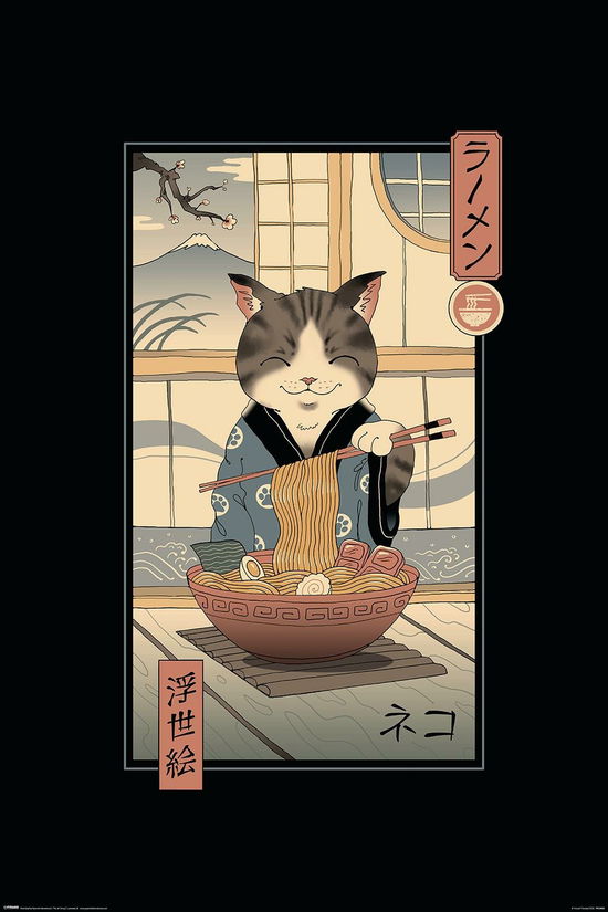 Cover for Vincent Trinidad: Pyramid · Neko Ramen Ukiyoe Maxi Poster (Poster Maxi 61X91,5 Cm) (MERCH)