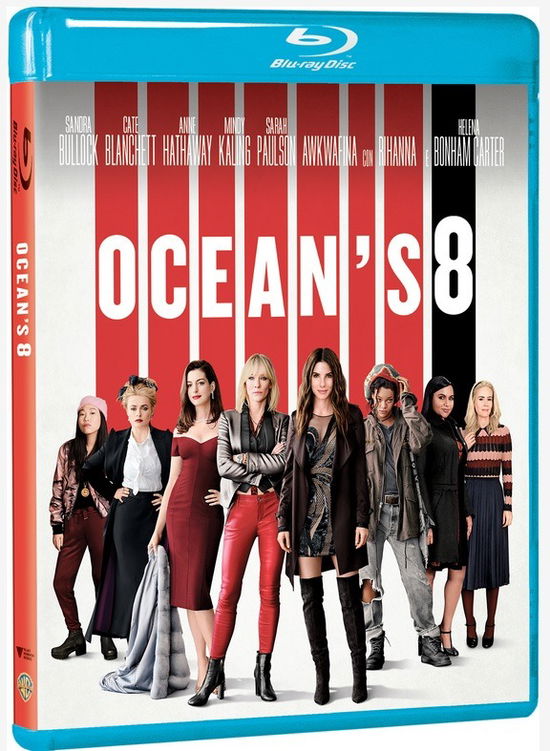 Cover for Rihanna,cate Blanchett,helena Bonham Carter,sandra Bullock,anne Hathaway · Ocean's Eight (Blu-ray) (2018)