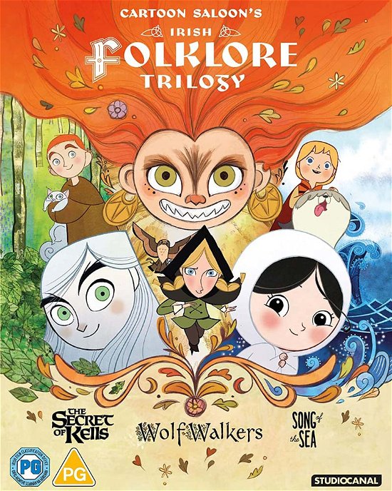 Cover for Irish Folklore Trilogy Triple Pack BD · Cartoon Saloon Irish Folklore Trilogy (Blu-ray) (2023)