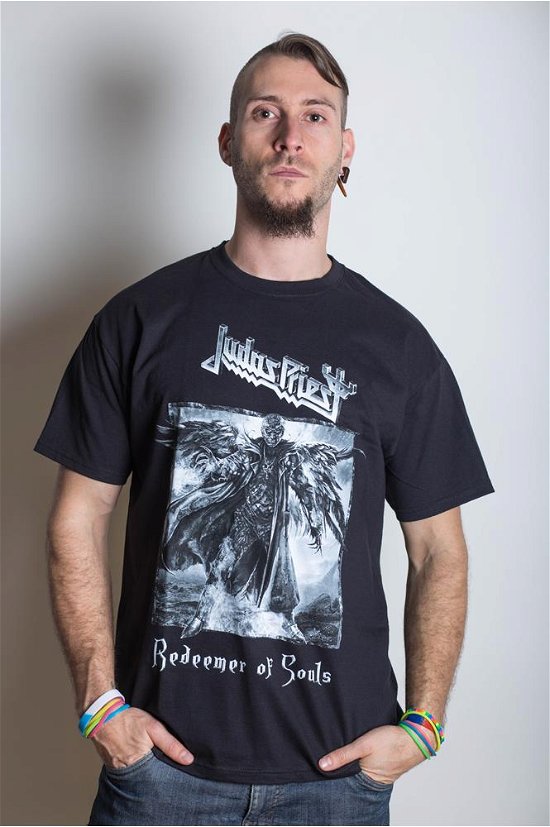 Judas Priest Unisex T-Shirt: Redeemer of Souls - Judas Priest - Koopwaar - Global - Apparel - 5055295390003 - 