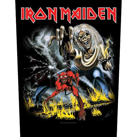 Iron Maiden Back Patch: Number Of The Beast - Iron Maiden - Produtos - PHD - 5055339726003 - 10 de fevereiro de 2020