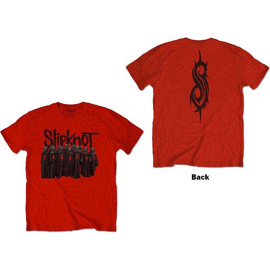 Slipknot · Slipknot Kids T-Shirt: Infected Goat (Back Print) (9-10 Years) (T-shirt) [size 9-10yrs] [Red - Kids edition]