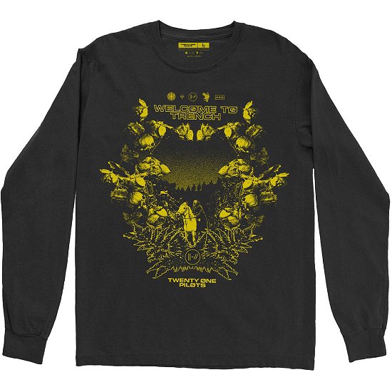 Twenty One Pilots Unisex Long Sleeve T-Shirt: Trench Scene - Twenty One Pilots - Merchandise -  - 5056368662003 - 