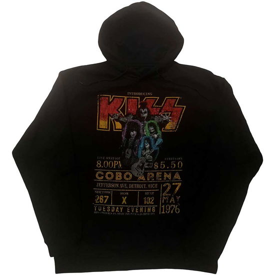 KISS Unisex Pullover Hoodie: Cobra Arena '76 - Kiss - Marchandise -  - 5056561005003 - 