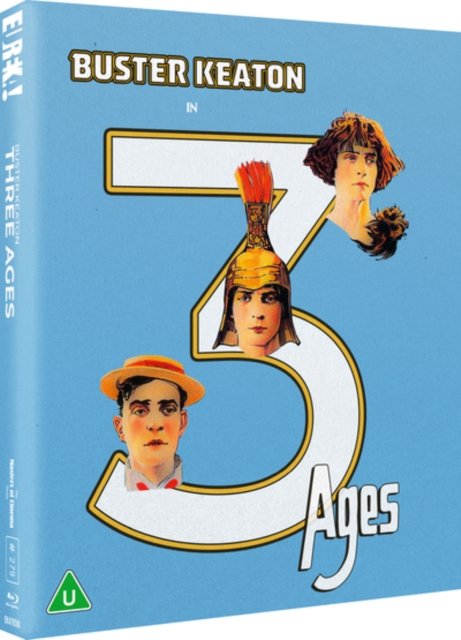 Cover for BUSTER KEATON THREE AGES MOC Bluray · Buster Keaton - Three Ages Limited Edition (Blu-ray) [Special edition] (2023)