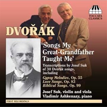 Cover for Dvorak / Suk / Ashkenazy · Songs My Great-grandfather Taught Me (CD) (2010)
