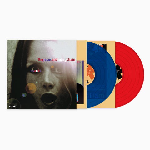 The Jesus and Mary Chain · Munki (LP) [25th Anniversary Blue & Red edition] (2023)