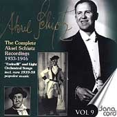 Cover for Aksel Schiotz · The Complete Recordings - Vol 9 (CD) (2009)
