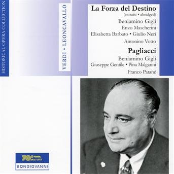 Cover for Verdi / Gigli / Mascherini / Barbato · La Forza Del Destino (Abridged) / Pagliacci (CD) (2012)