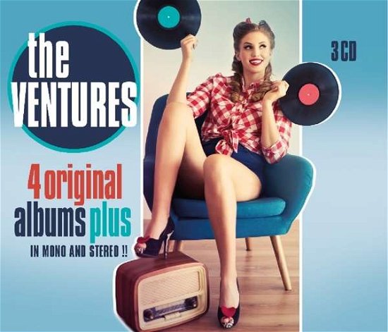 4 Original Albums Plus - Ventures - Musik - Factory of Sounds - 8719039004003 - 27 april 2018