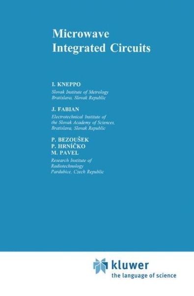 Cover for P Bezousek · Microwave Integrated Circuits - Microwave &amp; Rf Techniques &amp; Applications (Hardcover Book) (1993)