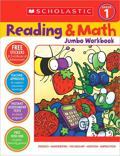 Reading & Math Jumbo Workbook: Grade 1 - Terry Cooper - Books - Teaching Resources - 9780439786003 - August 1, 2005