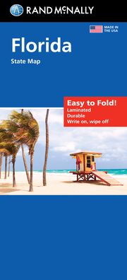 Rand McNally Easy to Fold: Florida State Laminated Map - Rand McNally - Bøger - Rand McNally - 9780528026003 - 4. februar 2022