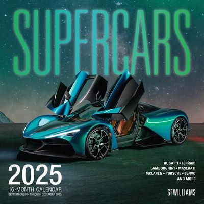 Supercars 2025: 16-Month Calendar--September 2024 through December 2025 (Kalender) (2024)