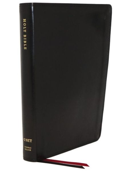 Cover for Thomas Thomas Nelson · Net Bible, Thinline Large Print, Leathersoft, Black, Indexed, Comfort Print Holy Bible (Book) (2019)