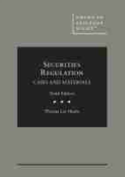 Securities Regulation: Cases and Materials - American Casebook Series - Thomas Lee Hazen - Books - West Academic Publishing - 9781642424003 - August 30, 2020