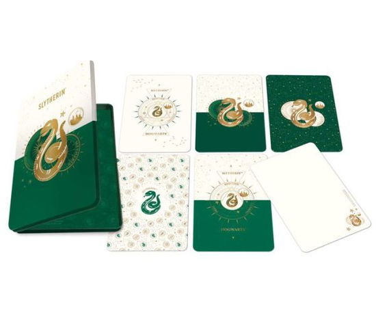 Cover for Insight Editions · Harry Potter: Slytherin Constellation Postcard Tin Set - HP Constellation (Flashkort) (2020)