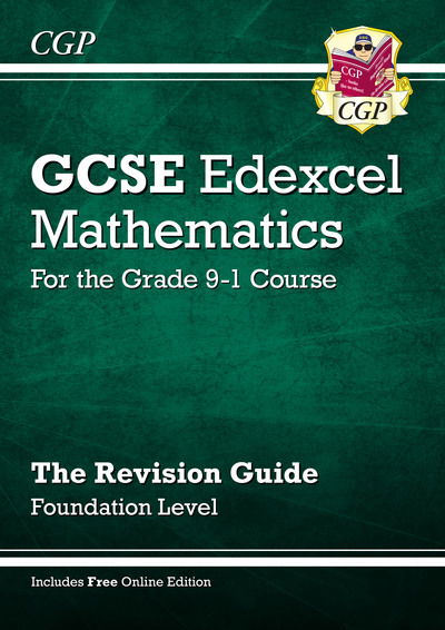 Cover for Richard Parsons · GCSE Maths Edexcel Revision Guide: Foundation inc Online Edition, Videos &amp; Quizzes - CGP Edexcel GCSE Maths (Book) [With Online edition] (2020)