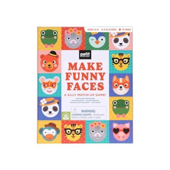 Make Funny Faces - Petit Collage - Brädspel - Chronicle Books - 9781797232003 - 8 augusti 2024