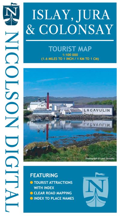 Cover for Nicolson Tourist Map Islay and Jura (Map) (2017)