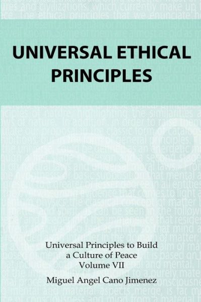 Cover for Miguel a Cano · Universal Ethical Principles (Paperback Book) (2018)