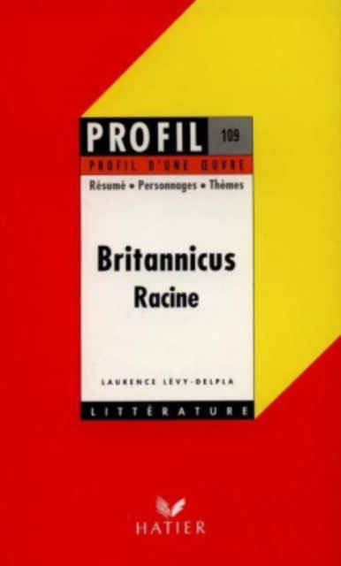 Cover for Jean Racine · Profil d'une oeuvre: Britannicus (Paperback Book) (2018)