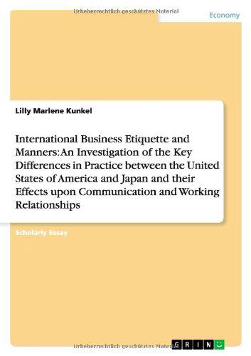 Cover for Kunkel · International Business Etiquette (Book) (2010)