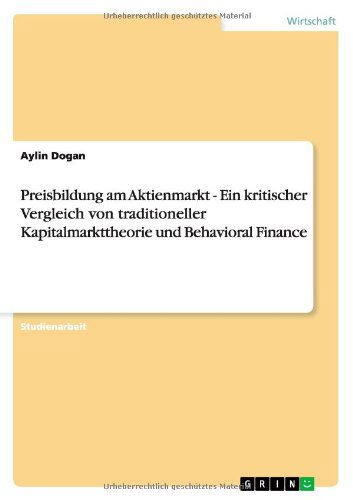 Cover for Dogan · Preisbildung am Aktienmarkt - Ein (Book) [German edition] (2011)