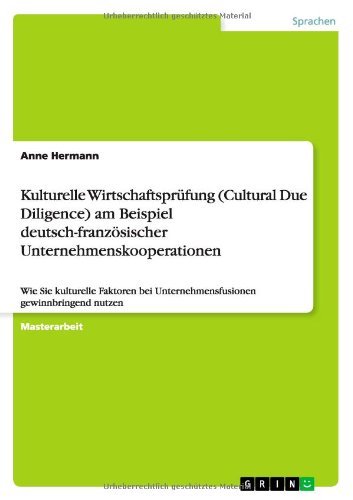 Cover for Hermann · Kulturelle Wirtschaftsprüfung ( (Buch) [German edition] (2013)