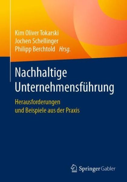 Cover for Nachhaltige Unternehmensfuehrung (Book) [1. Aufl. 2019 edition] (2018)