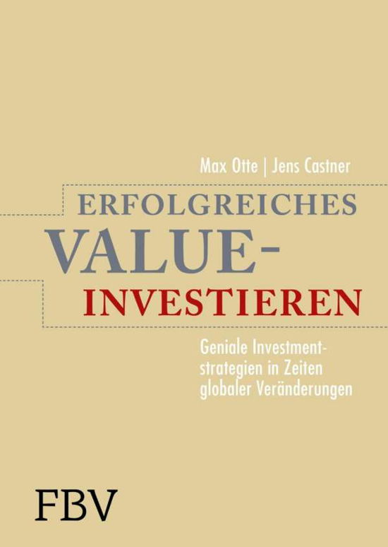Cover for Otte · Otte:erfolgreiches Value-investieren (Book)