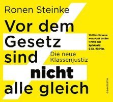 Cover for Ronen Steinke · Vor dem Gesetz sind NICHT alle gleich (Hörbuch (CD)) (2022)