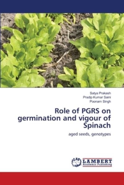 Cover for Prakash · Role of PGRS on germination and (Book) (2020)