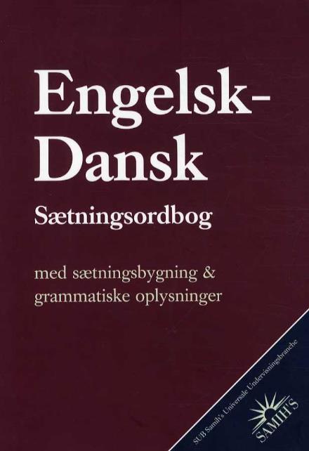 Cover for Samih Sadiek · Den sproglige konstruktionsordbog (Sewn Spine Book) [1. wydanie] (1999)