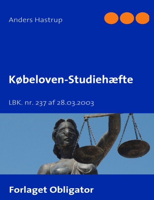 Cover for Anders Hastrup · Købeloven - Studiehæfte (Paperback Bog) [1. udgave] [Paperback] (2010)